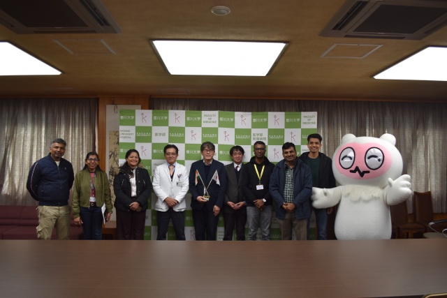 医学部長・病院長表敬